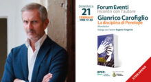 Forum Eventi, domenica 21 febbraio Carofiglio presenta “La disciplina di Penelope”