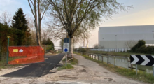 Medolla, lavori sponde Canale Diversivo: spostato tratto del ciclopedonale “Chico Mendes”