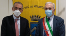 Mirandola, il sottosegretario Andrea Costa visita il distretto biomedicale