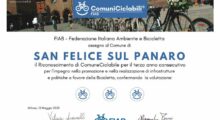 San Felice, per il terzo anno consecutivo è “bike friendly”