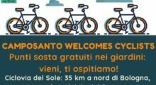 Camposanto welcome cyclist: i giardini diventano punti di sosta per i ciclisti