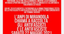 Mirandola, Anpi organizza una manifestazione per sabato 22 maggio