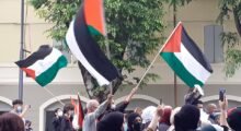 Mirandola, in Piazza Costituente il presidio di solidarietà al popolo palestinese
