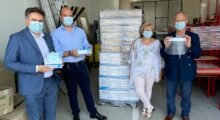 Medolla, l’imprenditore Baraldi dona al Comune 21mila mascherine e 770 schermi facciali