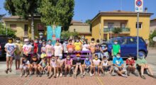 Camposanto, inaugurata la panchina della gentilezza