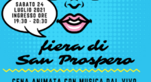 In programma sabato 24 luglio la Fiera di San Prospero