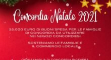Natale a Concordia: 35mila euro di buoni spesa per le famiglie