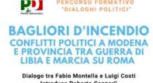 Mirandola, “Dialoghi politici”: si parla dei conflitti politici a Modena nei primi decenni del XX secolo