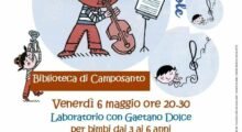 Laboratorio di musica per i bambini alla biblioteca di Camposanto