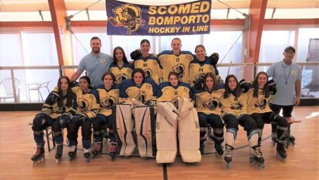 Hockey The third match of the championship of the women’s team Scummed Bomborto – Solpanaro