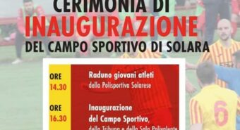 Bomporto, sabato 22 aprile inaugurazione del campo sportivo di Solara