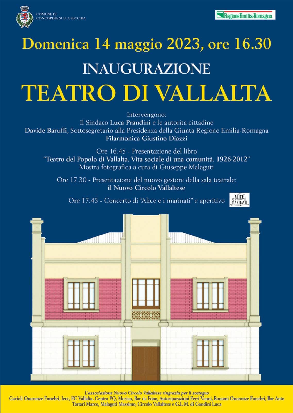 E Festa A Concordia Inaugura Il Rinnovato Teatro Del Popolo Di