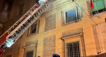 Incendio nella notte al Tribunale di Modena