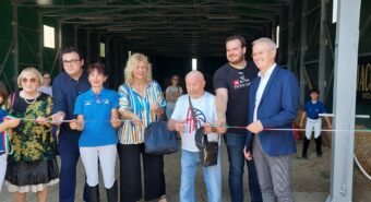 Per i disabili ippoterapia più facile col nuovo sollevatore, inaugurazione a Bagazzano