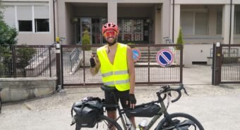 Da Soliera l’impresa di Marco Giannuzzi: 670 km in bicicletta per raggiungere la terra d’origine