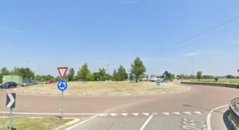 Tangenziale di Nonantola, lavori nella rotatoria “Modena”