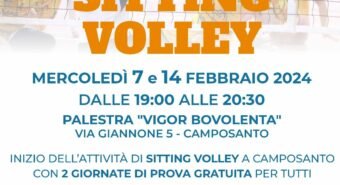 A Camposanto parte il corso di sitting volley, la pallavolo inclusiva