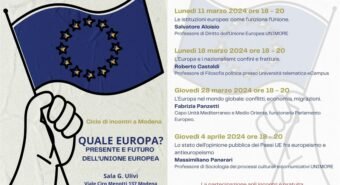“Quale Europa?”: a Modena quattro incontri organizzati da ANPI
