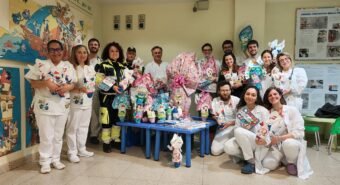 Gli Operatori Radio Modena di Nonantola portano uova di Pasqua ai piccoli ricoverati