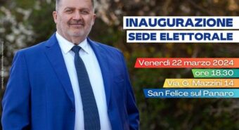 Amministrative San Felice, Alberto Silvestri inaugura la sede del Comitato elettorale