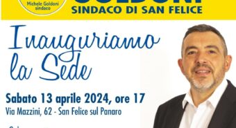 San Felice, sabato 13 aprile si inaugura la sede del comitato elettorale di Michele Goldoni
