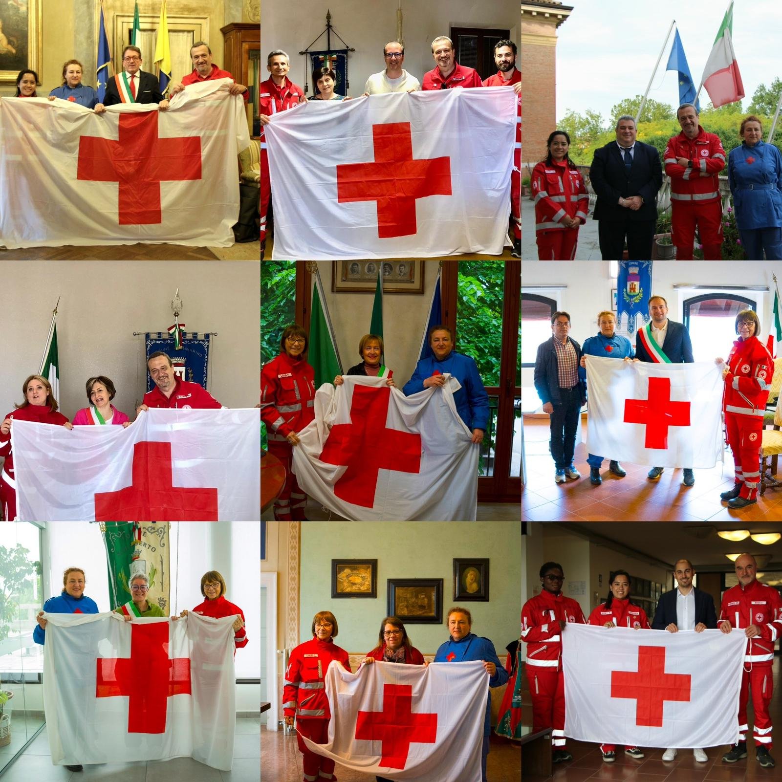 Croce Rossa, l’emblema di protezione consegnato anche ai comuni di Nonantola, Ravarino, Bastiglia e Bomporto