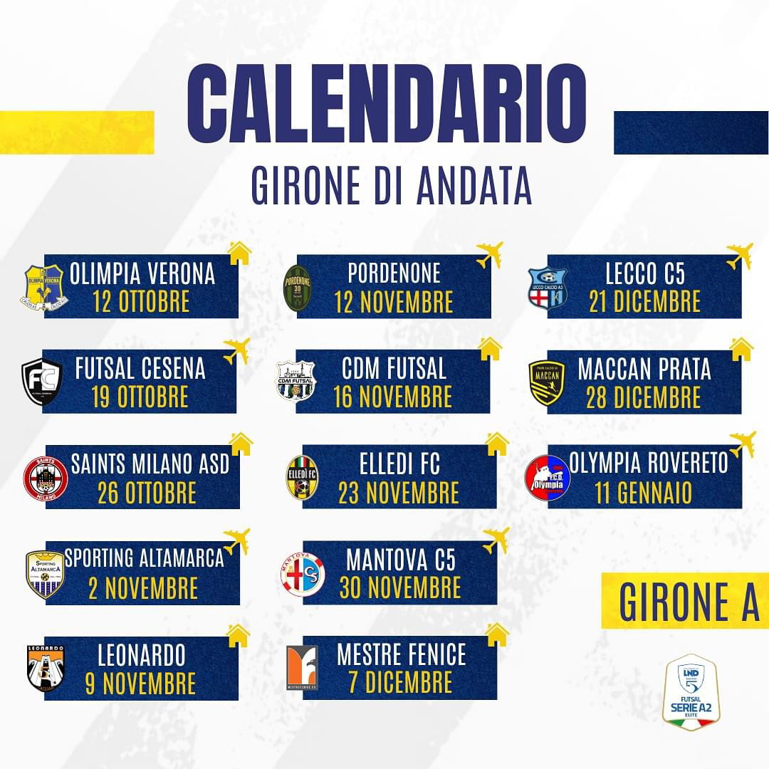 Calcio a 5, il calendario del Modena Cavezzo Futsal per la stagione 2024/2025