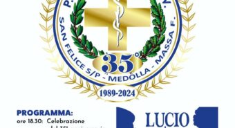 San Felice, la Croce Blu festeggia 35 anni di attività in un grande evento gratuito sabato 14 settembre