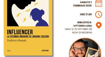 A Novi presentazione del libro noir “Influencer” di Federico Bonati