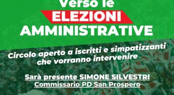 Elezioni San Prospero, Pd: niente primarie, ma qualche ora di sede aperta sabato e domenica