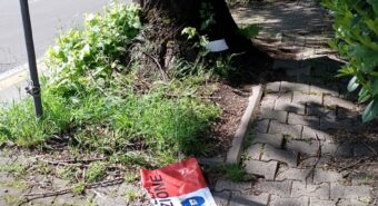 Strappate le bandierine del 25 aprile in via Pezzana a Carpi