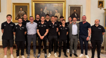 Modena, ricevuti in Municipio gli atleti di pallamano, basket e pattinaggio