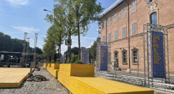 Modena, piazza Sant’Agostino pronta per l’estate nel segno di Carlo Ratti